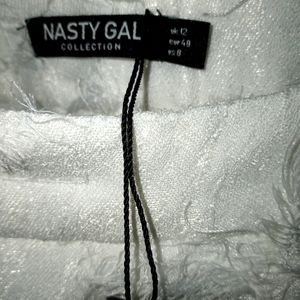 Nasty Gal Collection fuzzy trousers withe size 12 new with  tags